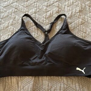 NWOT Puma Women's Black Sports Bra 
Size XL